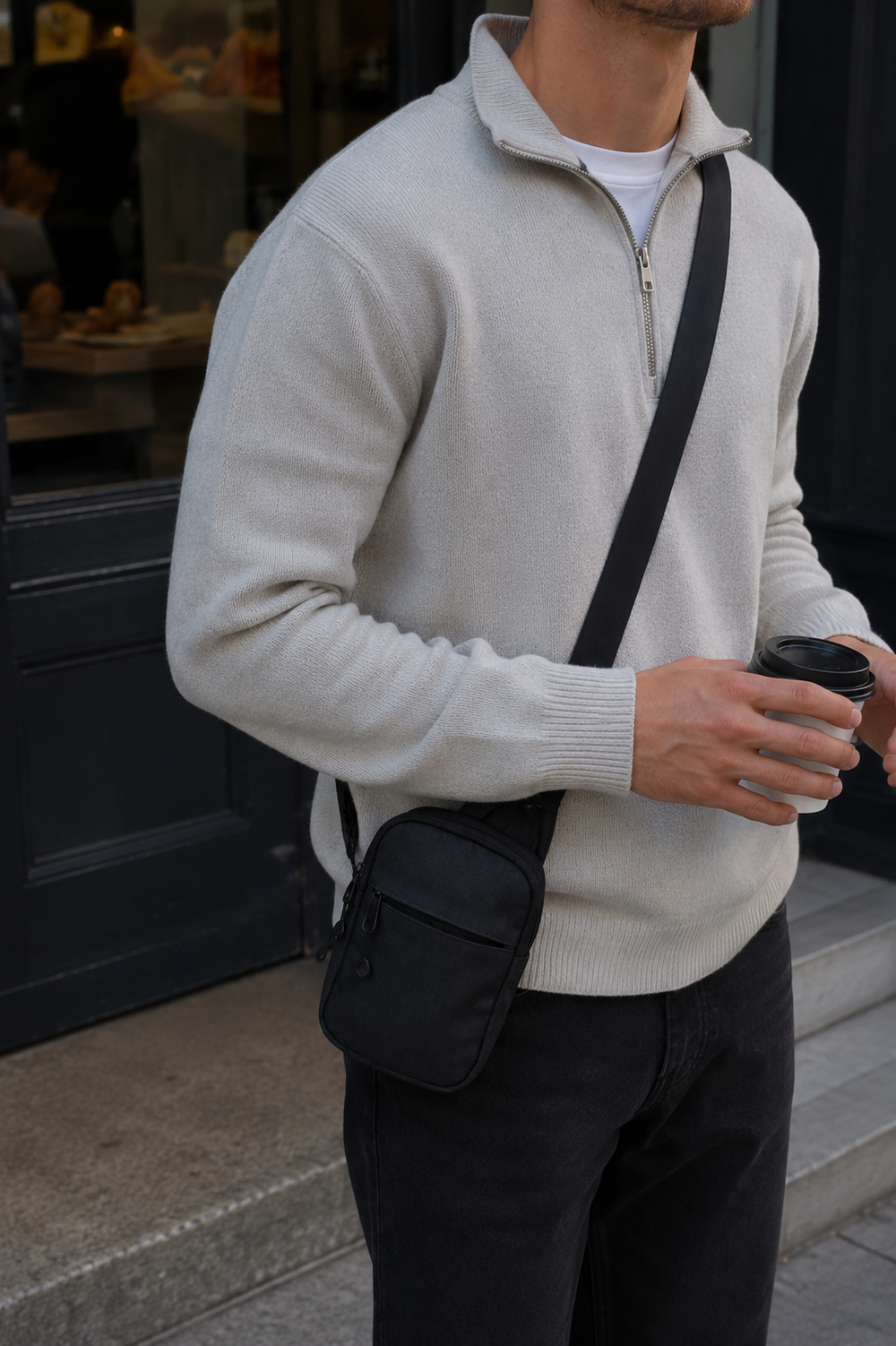 StrideSafe™ – MINI varkauksilta suojaava olkalaukku
